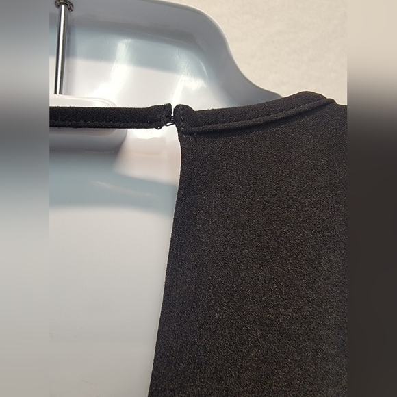 SAM EDELMAN Women's Size 14 Crepe V Neck Sleeveless Lined Open Back Shift/Dress - Picture 4 of 8